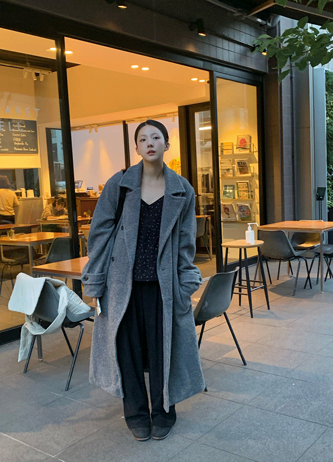 [Wool/무료배송] Boucle double coat (3color)